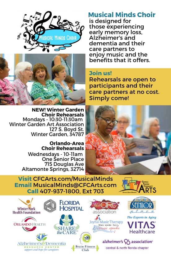 Senior Care Altamonte Springs FL - Musical Minds Choir for Alzheimer’s & Early Memory Loss